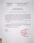 Thông báo lệ phí thẩm định thiết kế bản vẽ thi công
